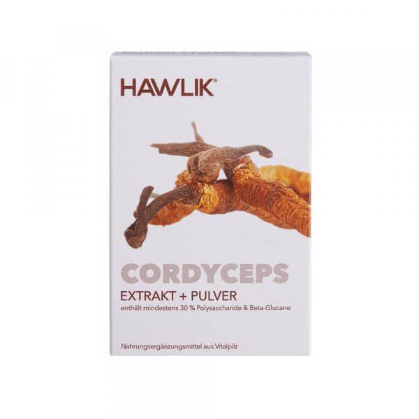 Cordyceps Extrakt und Pulver, 60 Kapseln